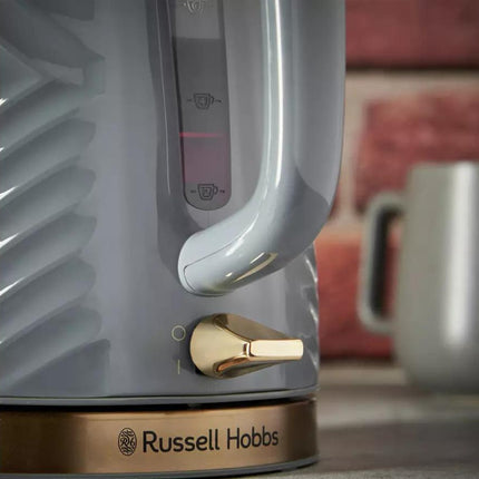 Russell Hobbs 26382 Grey Groove 1.7L Kettle 