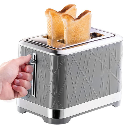 Russell Hobbs Structure Grey Two Slice Toaster Top
