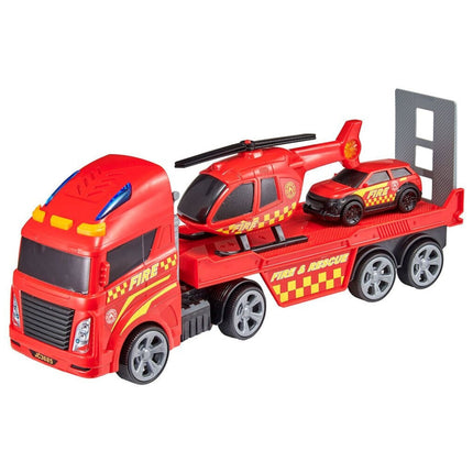 Teamsterz Fire Transporter Play Set Toy