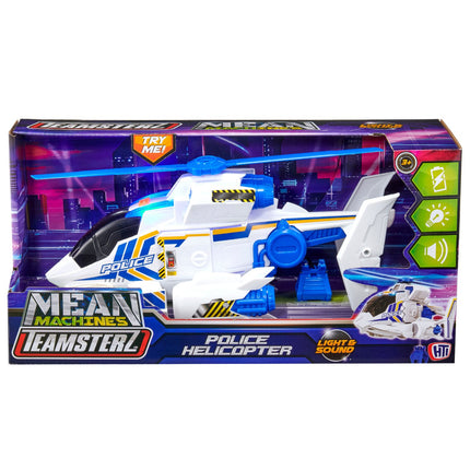 Teamsterz Mean Machine Police Helicopter Front