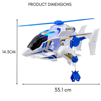Teamsterz Mean Machine Police Helicopter Dimensions 