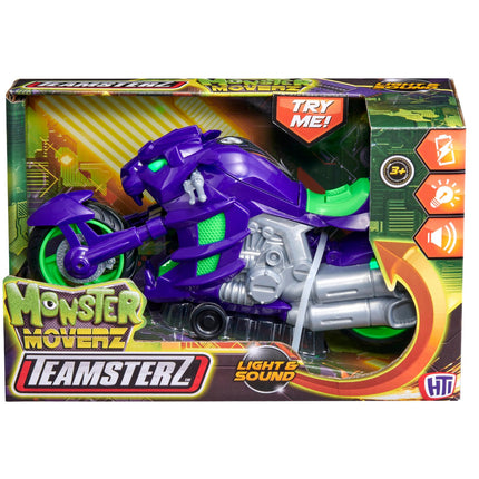 Teamsterz Monster Movers Panther Motorbike  Purple