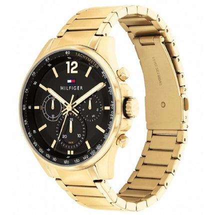 Tommy Hilfiger 1791974 Men's Gold Chronograph Watch Side 