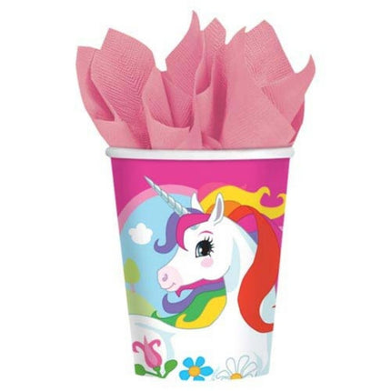 Unicorn Paper Cups - Pack Of 8 