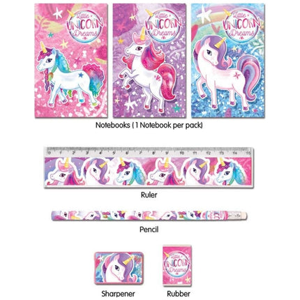 Unicorn 5pcs Stationery Set