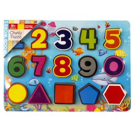 Chunky Numbers And Shape Puzzle 